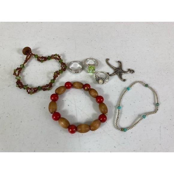 Starfish‎ Pendant Bracelets Lot Stylish Bracelet Bundle Coastal Vibes Jewelry - Picture 3 of 8